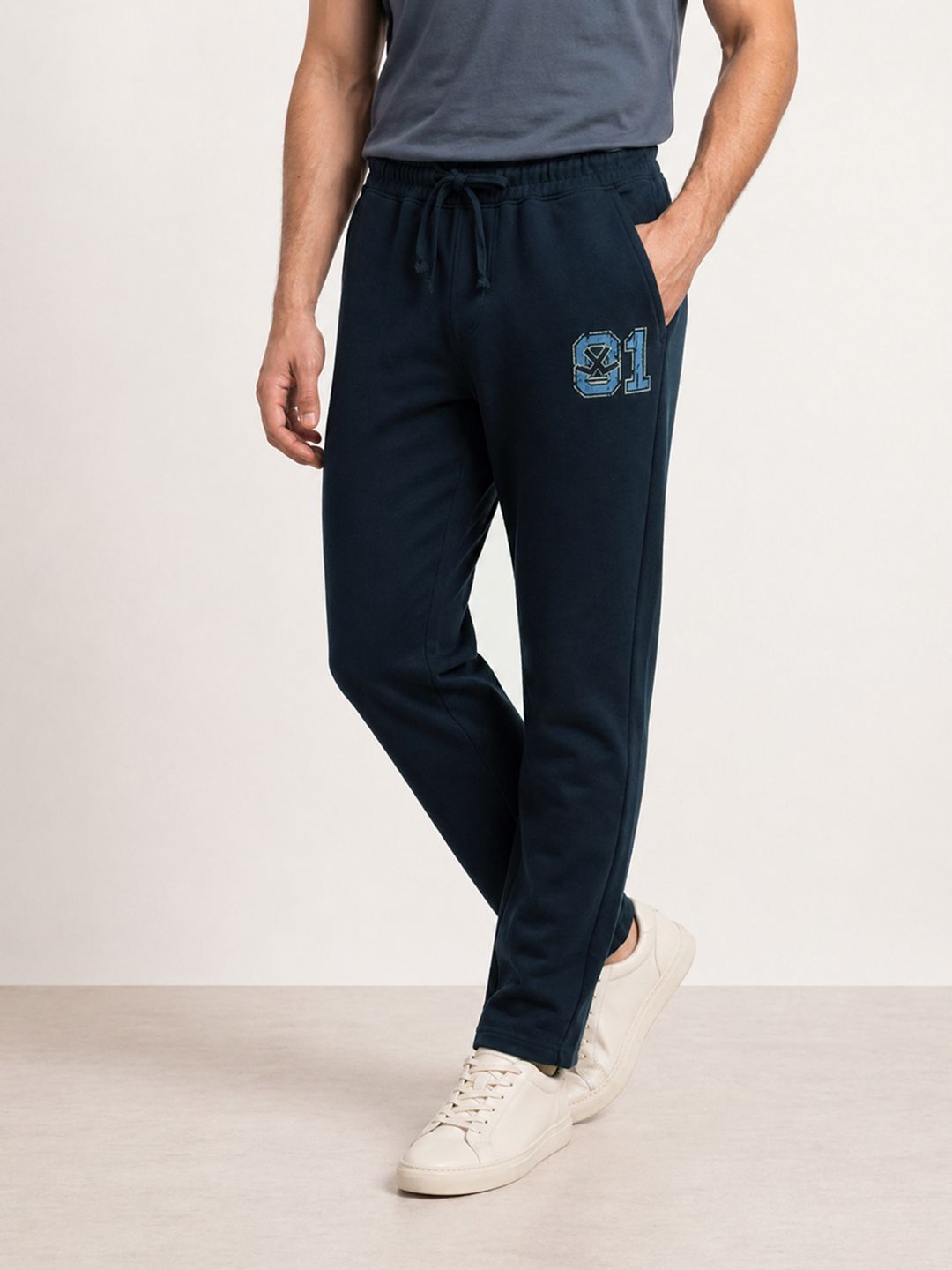WROGN Men Regular Fit Printed Track Pants-picture-30