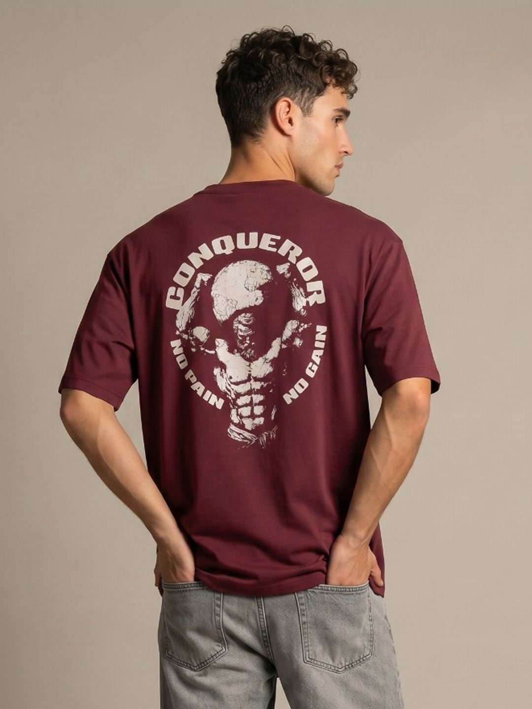glitchez Graphic Printed Relaxed Fit T-shirt-picture-32