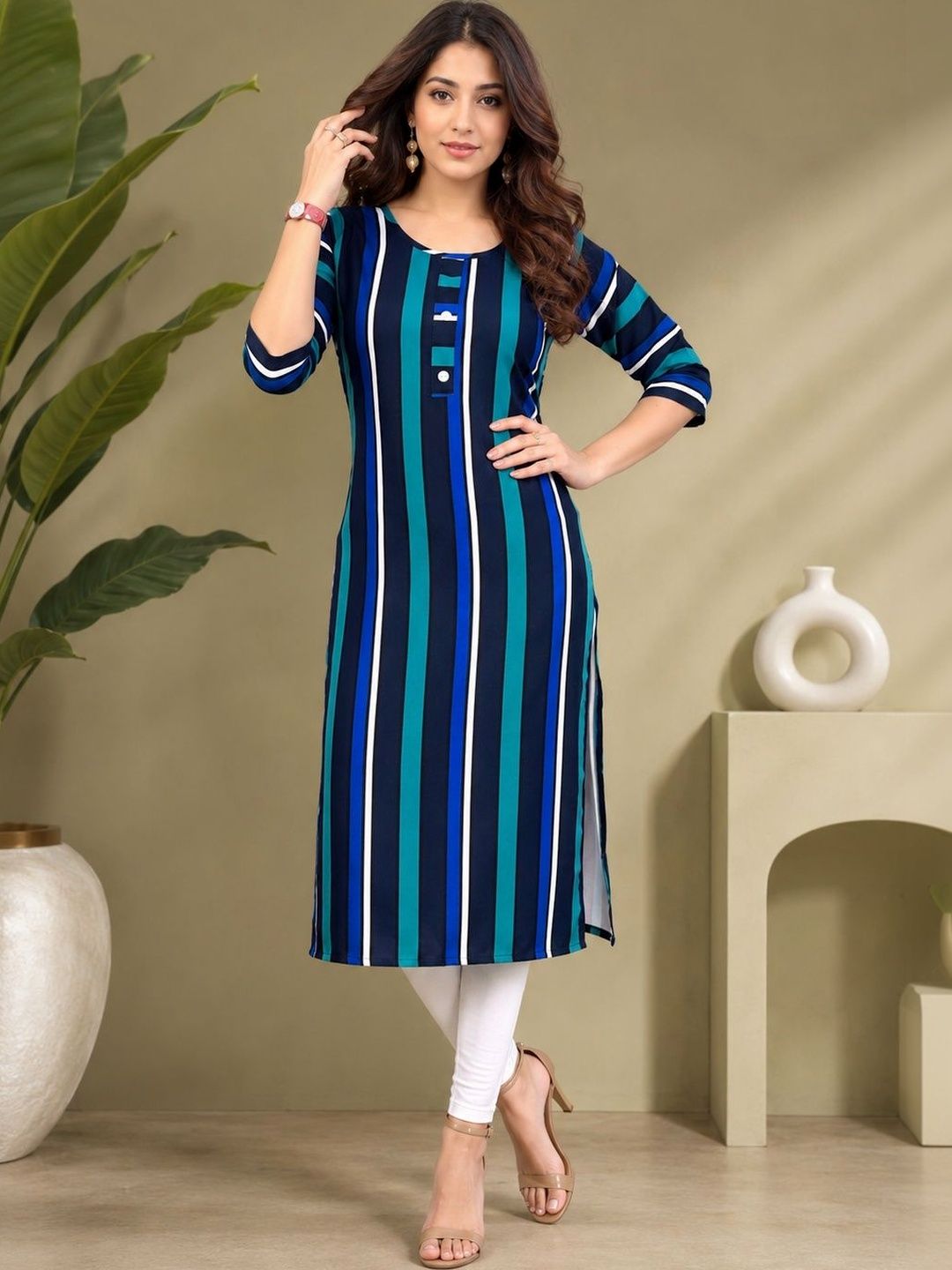 JANKHANA Women Printed Crepe Kurta-picture-44