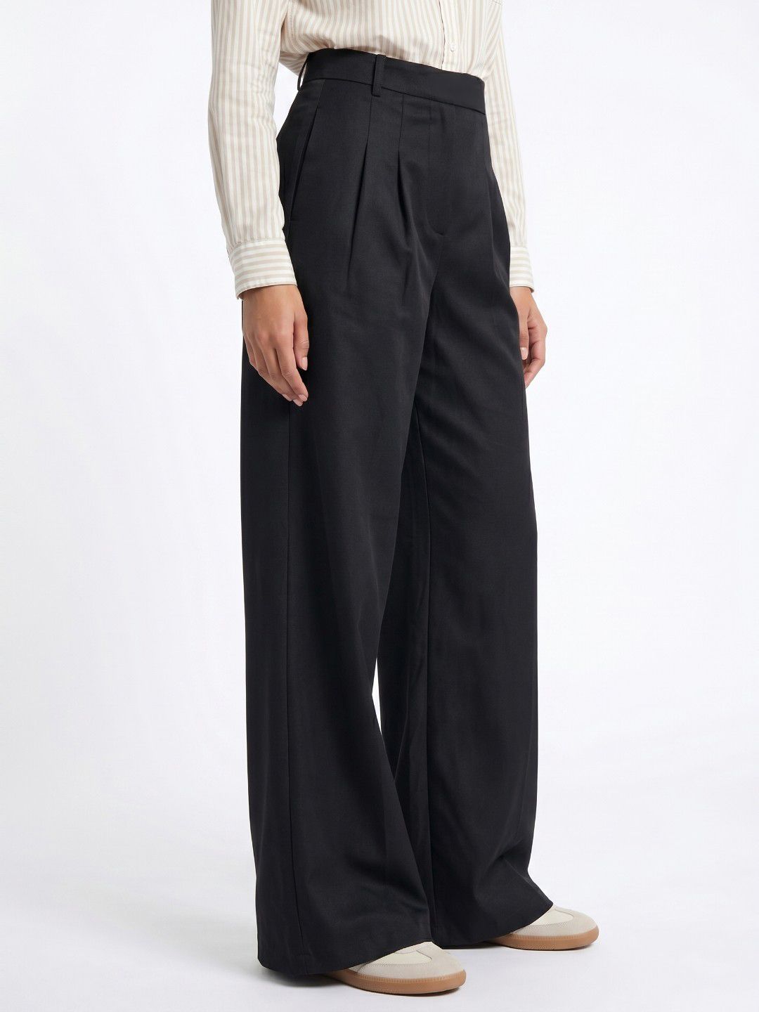 glitchez Women High-Rise Pleated Trousers-picture-18