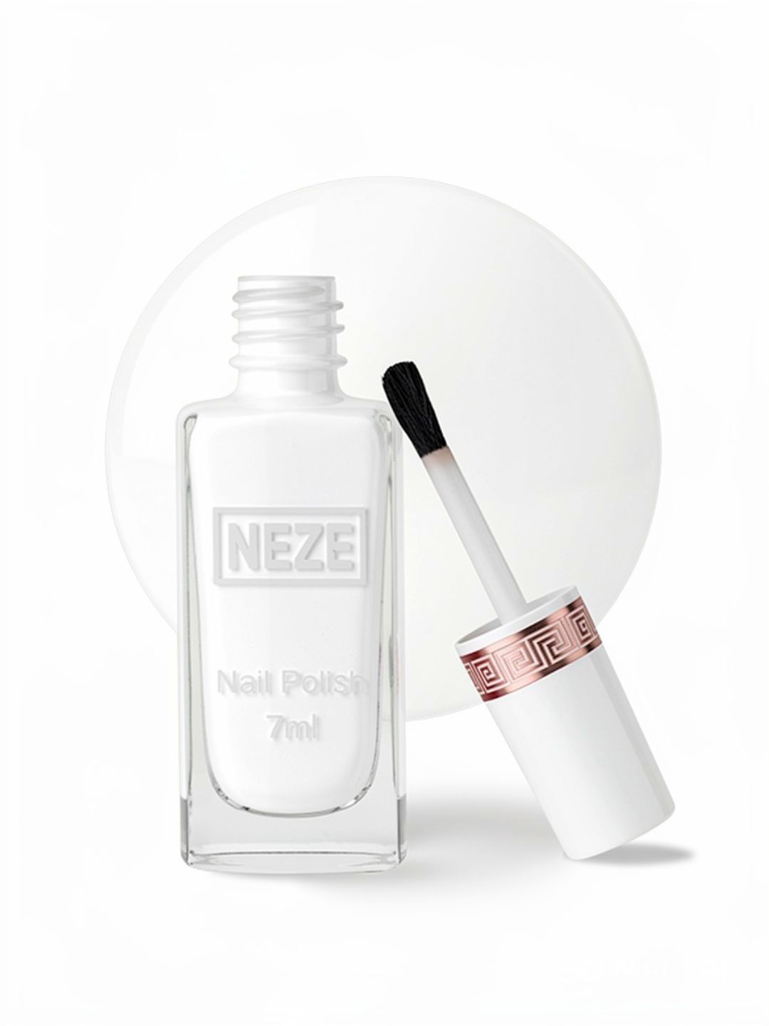 Neze Long Lasting Nail Polish - 7 ml - White-picture-39
