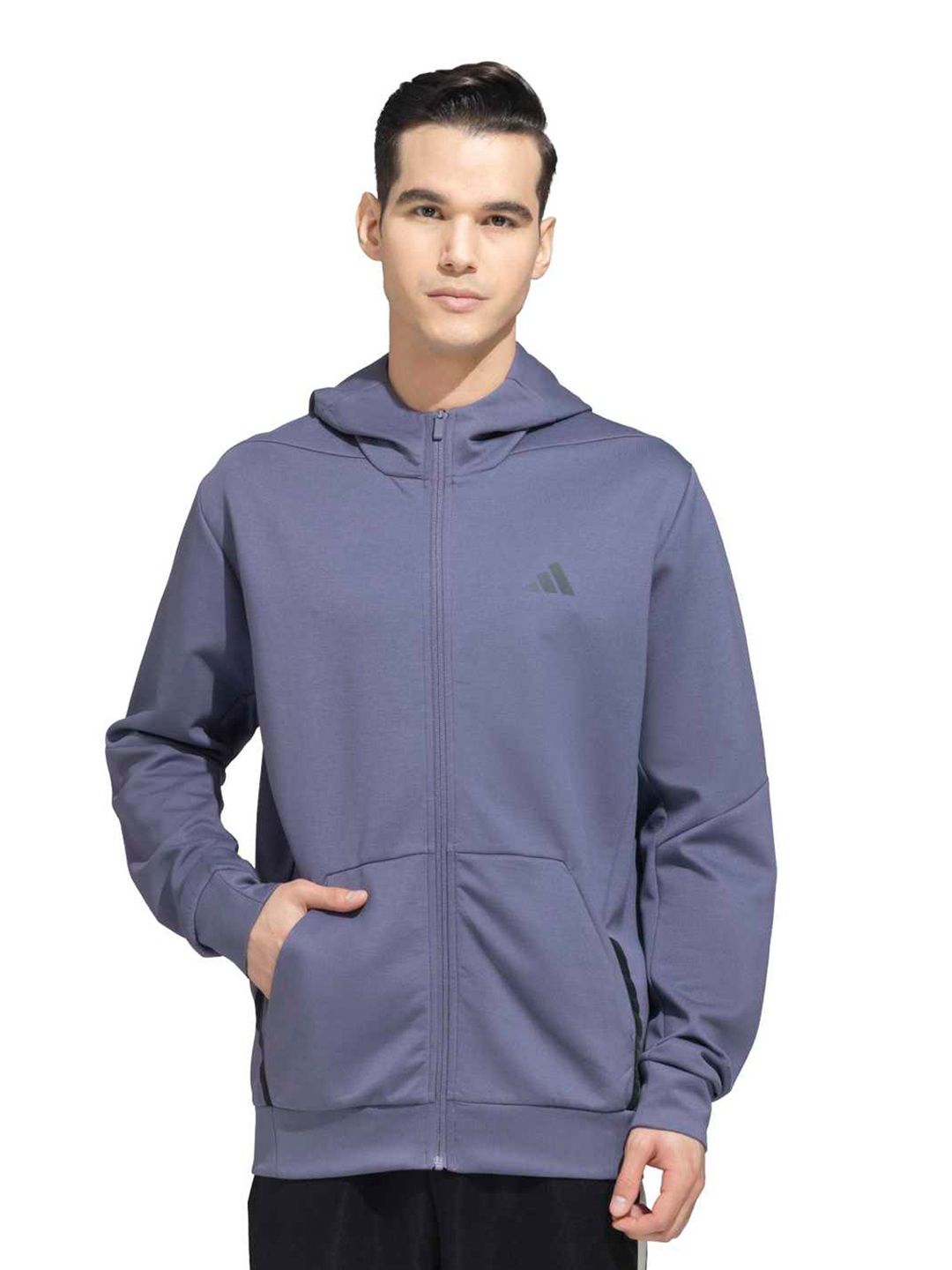 ADIDAS D4T Full-Zip Hoodie-image-6