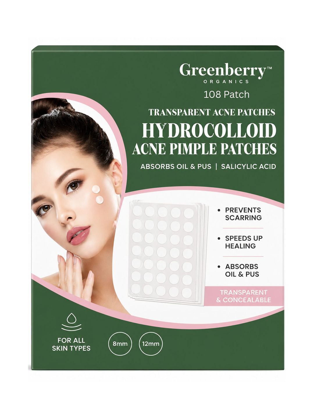 Geenberry organics Advanced Pimple Patch For Acne Removal - 108 Pcs-image-5