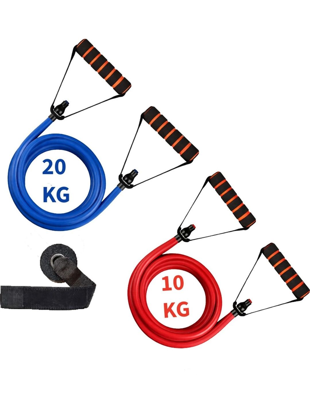 Wellesa Pack Of 2 Plastic Tube Bands Resistance Bands-image-10