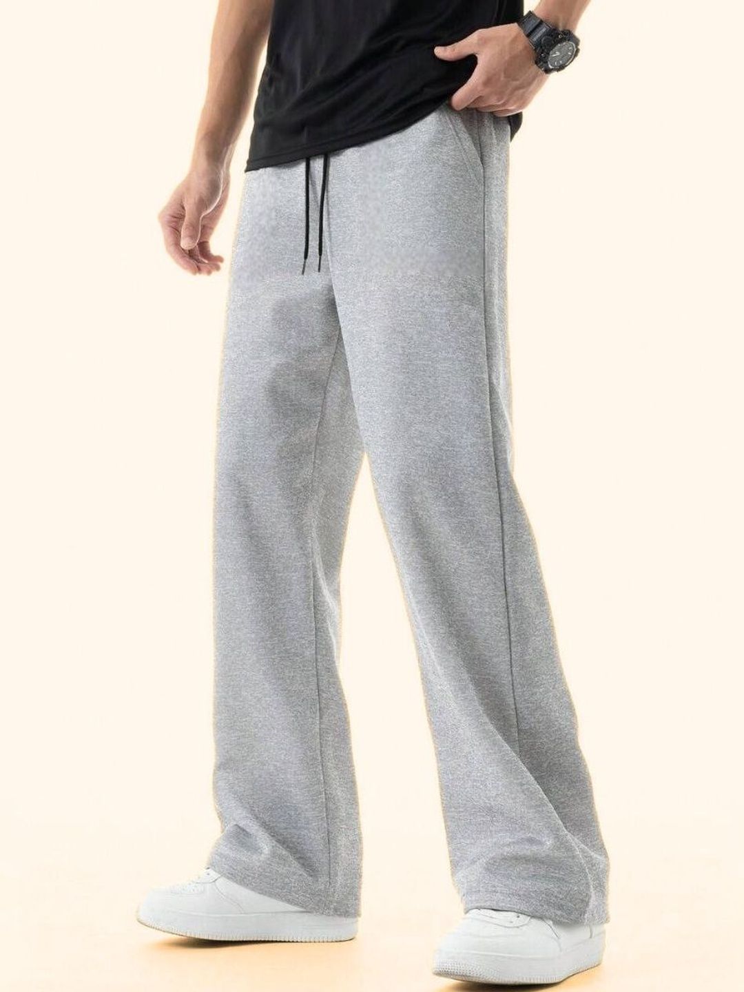 GROOFINGS Men Relaxed Easy Wash Trousers-picture-38