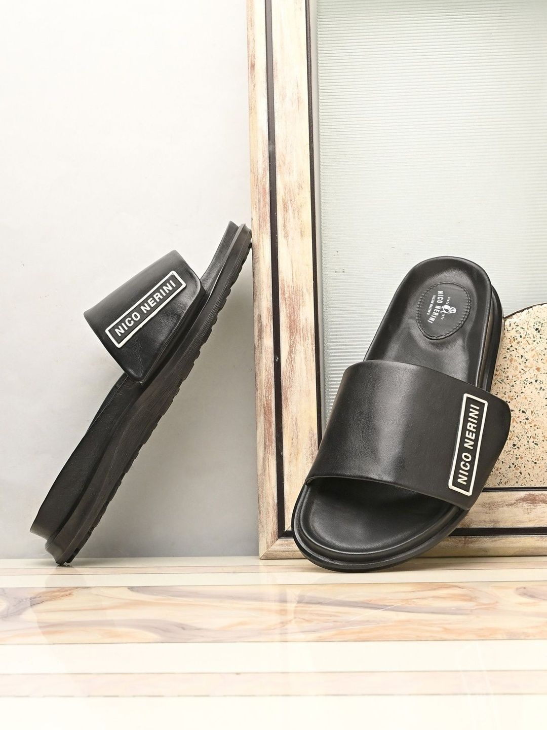 NICO NERINI Men Leather Comfort Sandals-picture-30
