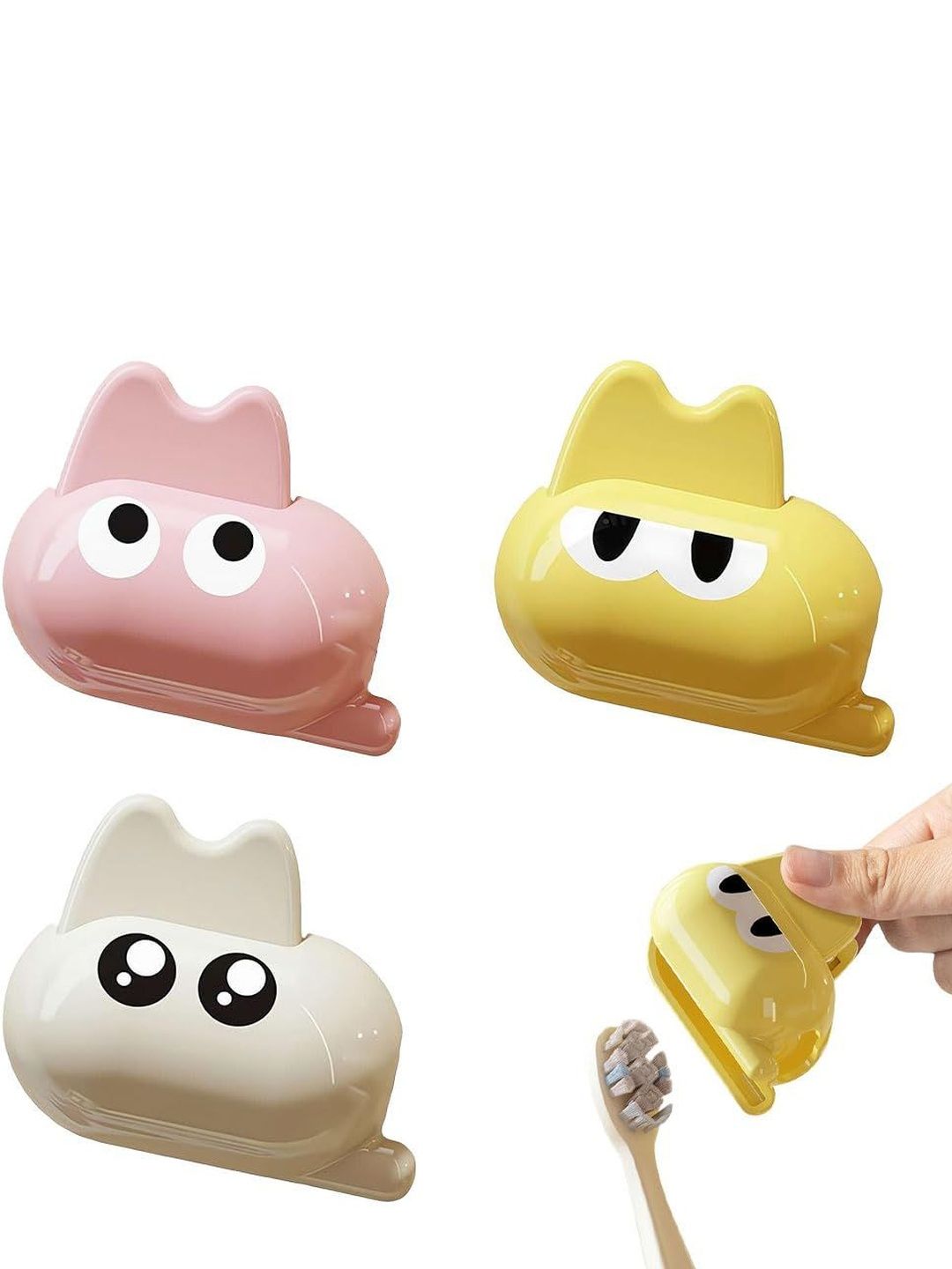 MAYCREATE Multicoloured & Pink 3 piece Solid Plastic-image-46