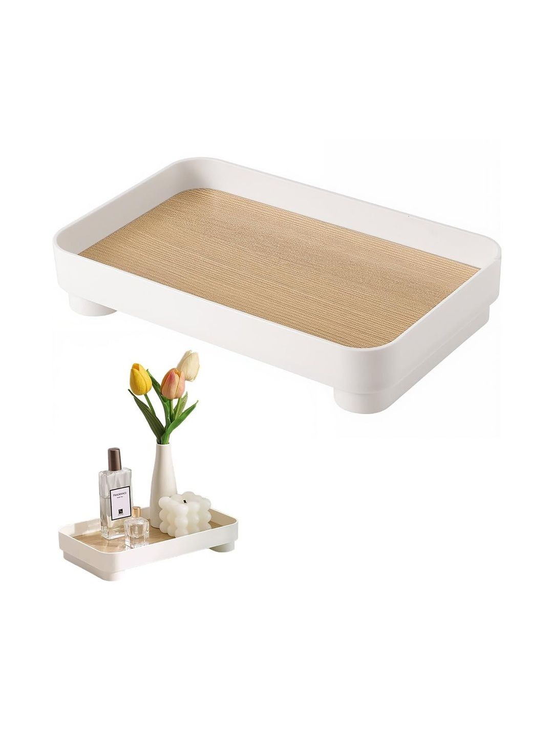 MAYCREATE White & White Solid Polypropylene-image-18
