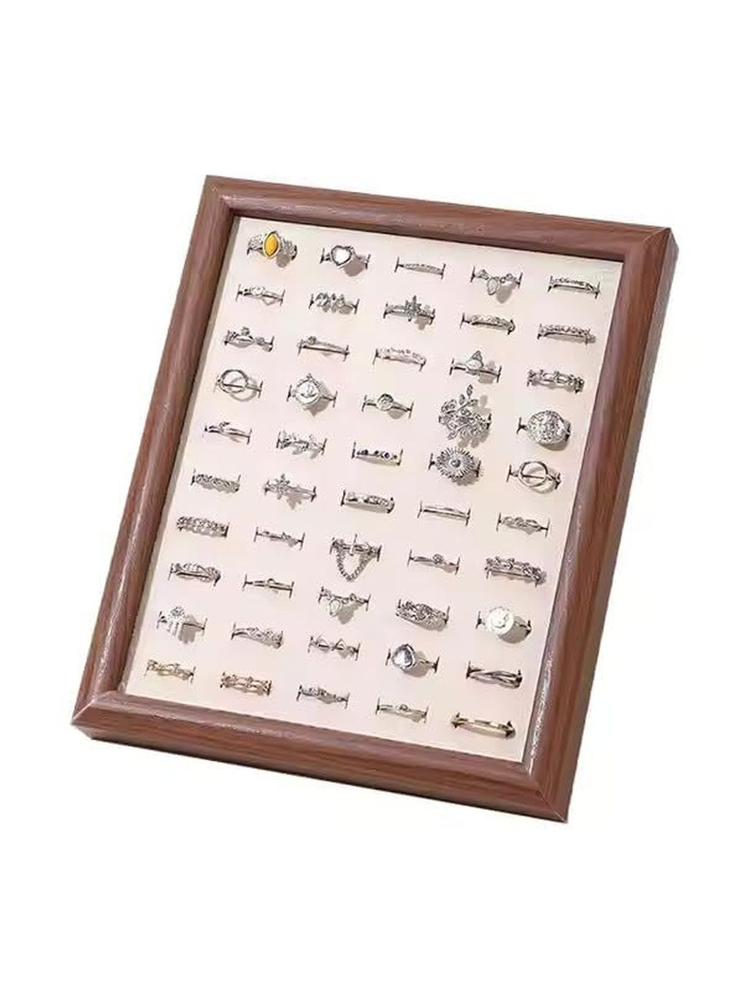 DOOR STEP SHOPPING Beige Regular Jewellery Organiser Organisers-image-31