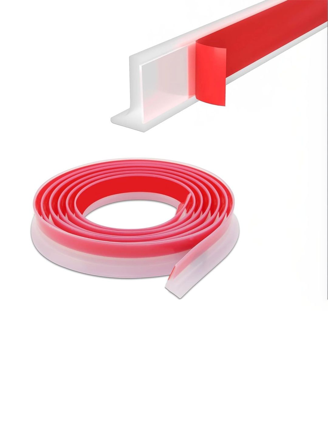MAYCREATE Transparent & White Solid Rubber Bathroom Accessories-picture-15