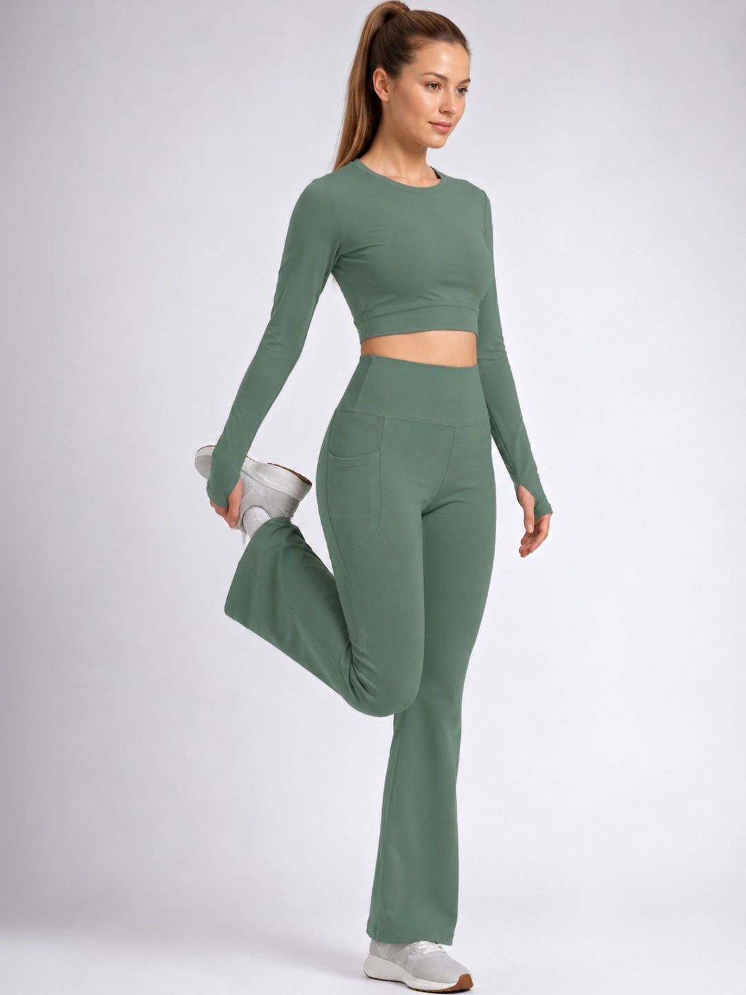 POOJARAN SAREE Round Neck Tracksuits-picture-41