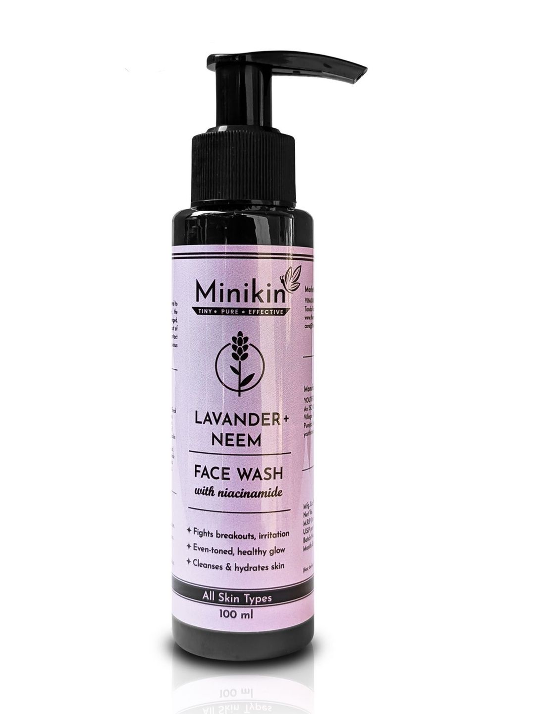 MINIKIN Lavender & Neem Face Wash For Brightening - 100 ml-image-19