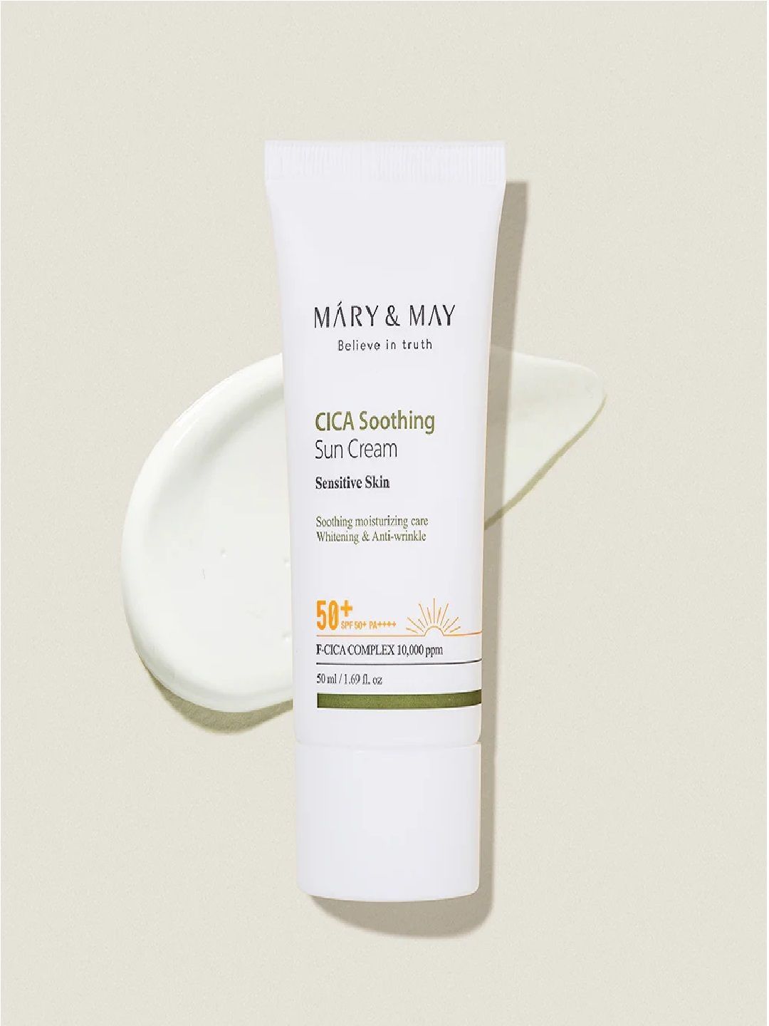 MARY&MAY Cica Soothing Sun Cream SPF 50 PA+ - 50 ml-picture-25