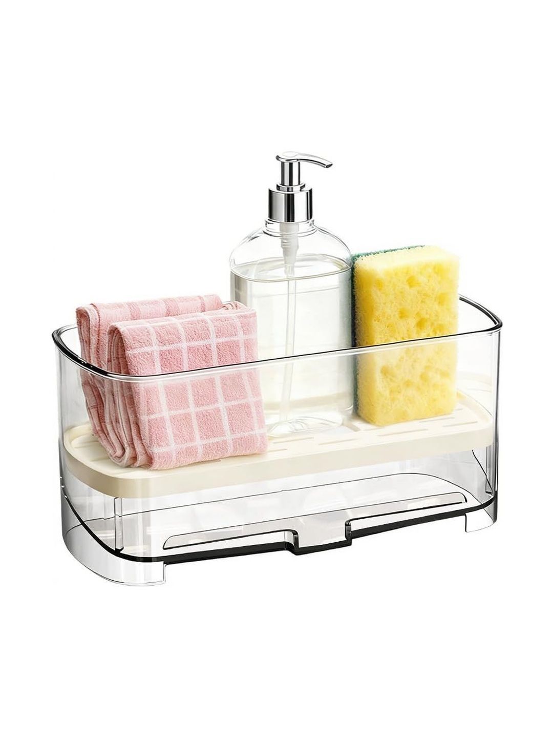 MAYCREATE White & Transparent Solid Plastic-picture-58