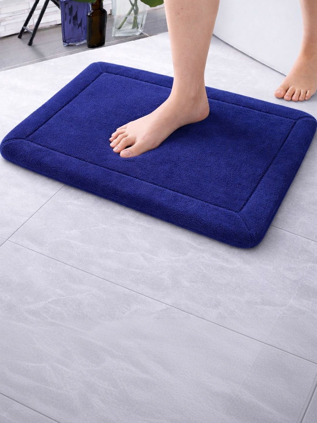 elanorhomes Blue Anti Slip Bath Rug-image-19