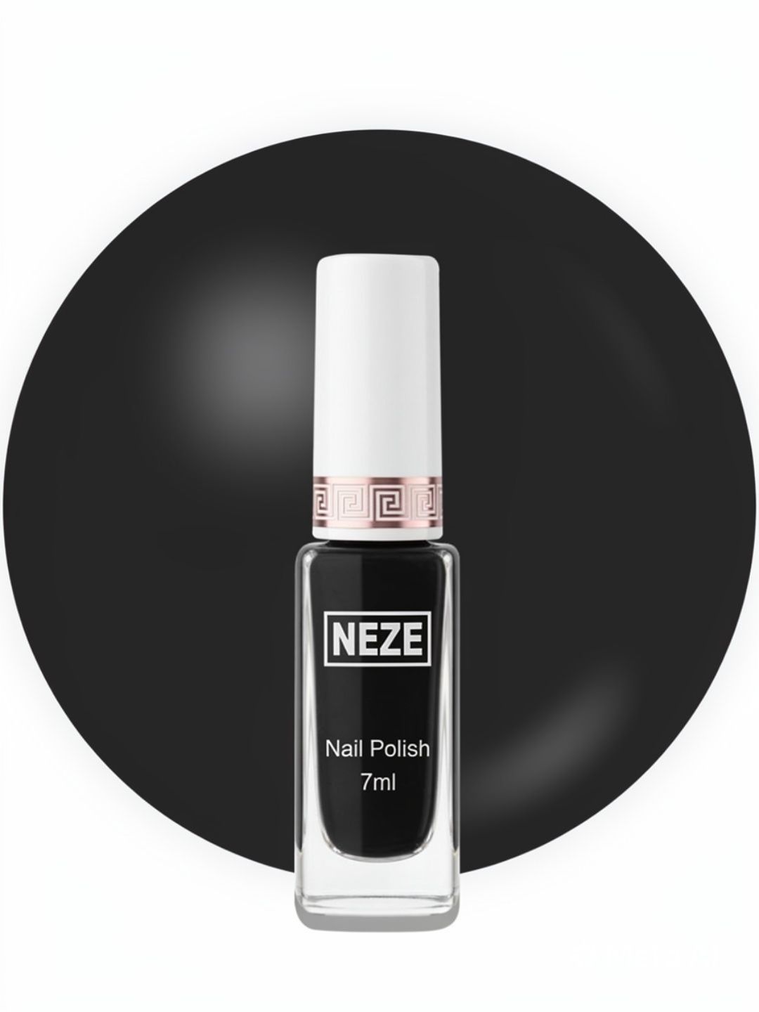 Neze Long Lasting Nail Polish - 7 ml - Black-picture-27