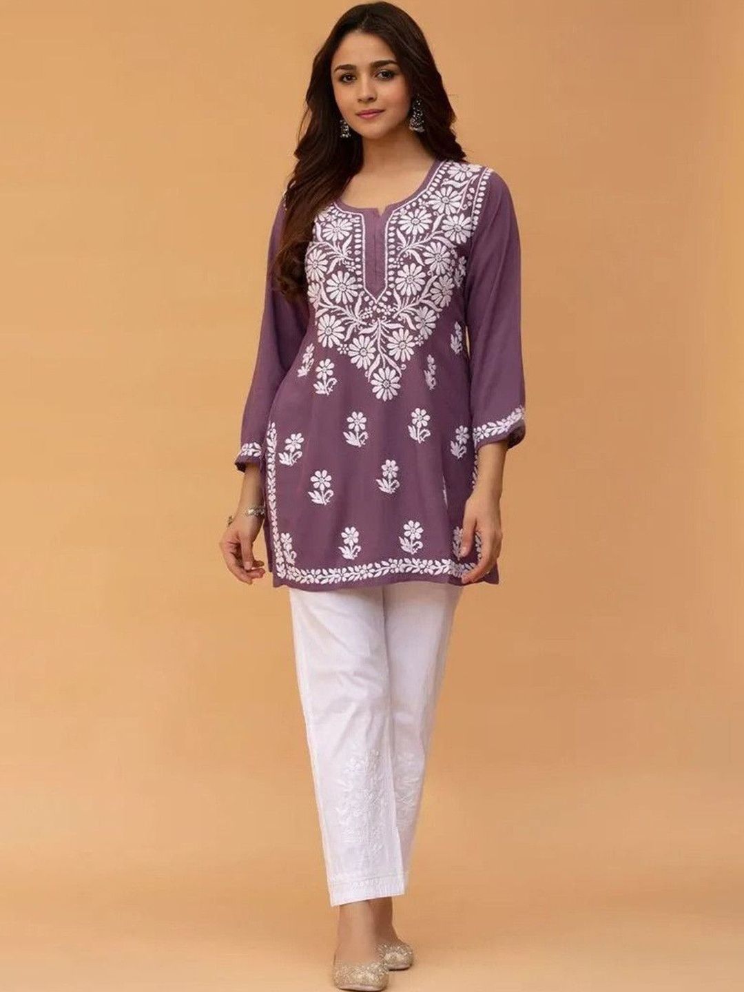 Anouk X fwd Viscose Rayon Embroidered Ethnic Tunic-picture-24