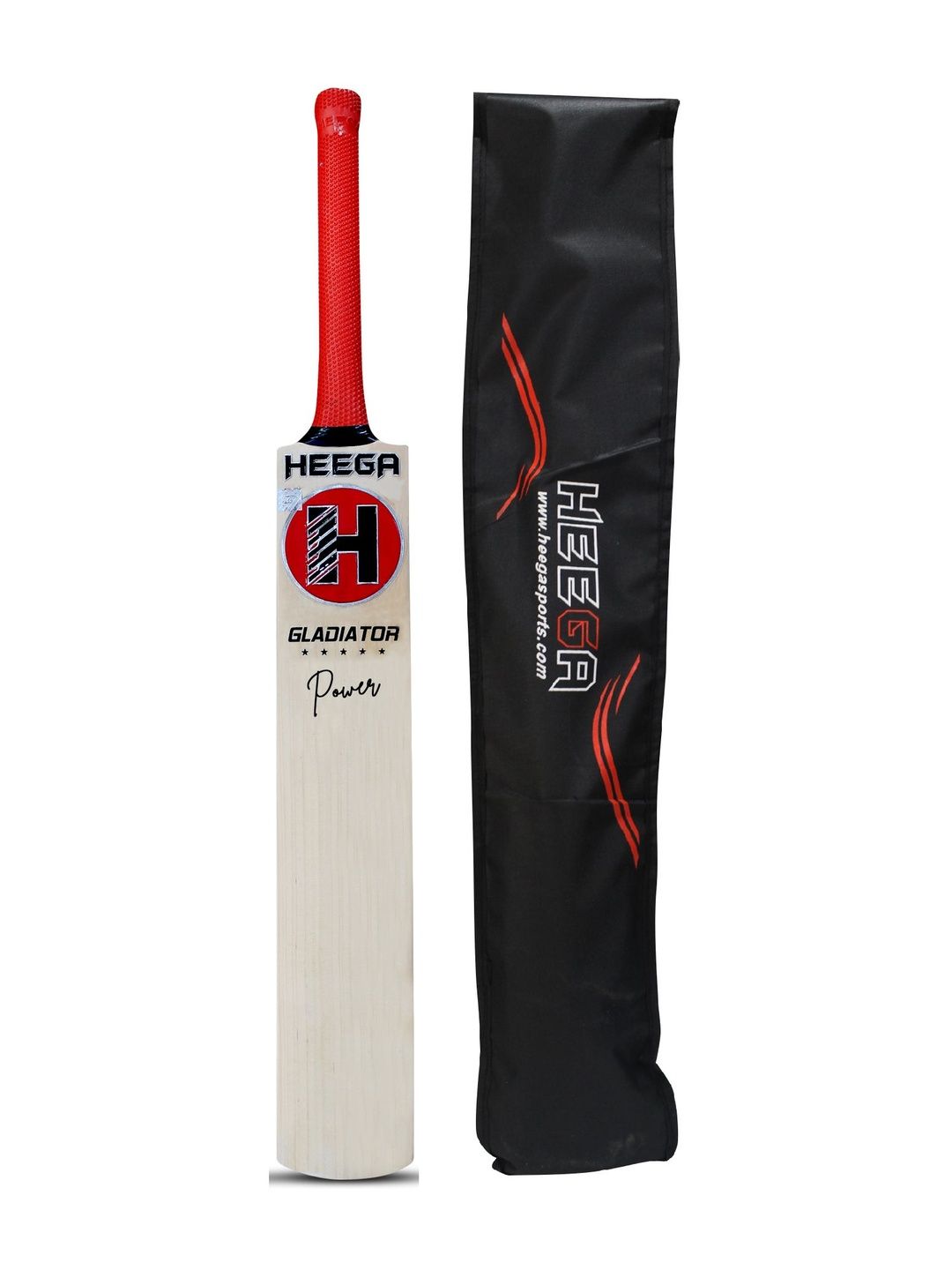 HEEGA Beginner Gladiator Power Kashmir Willow - 6 Cricket Bats-picture-34