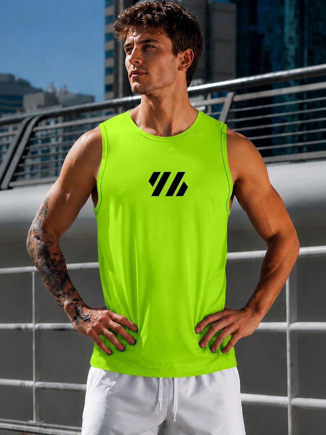 MODA RAPIDO X FITNESS EXCHANGE Men Printed Dri-FIT T-shirt-picture-54