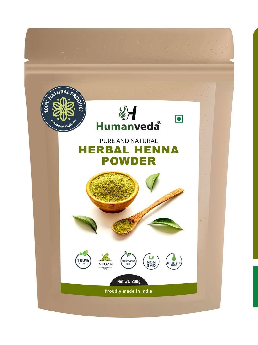 HUMANVEDA Herbal Henna Powder - 200 g-image-27