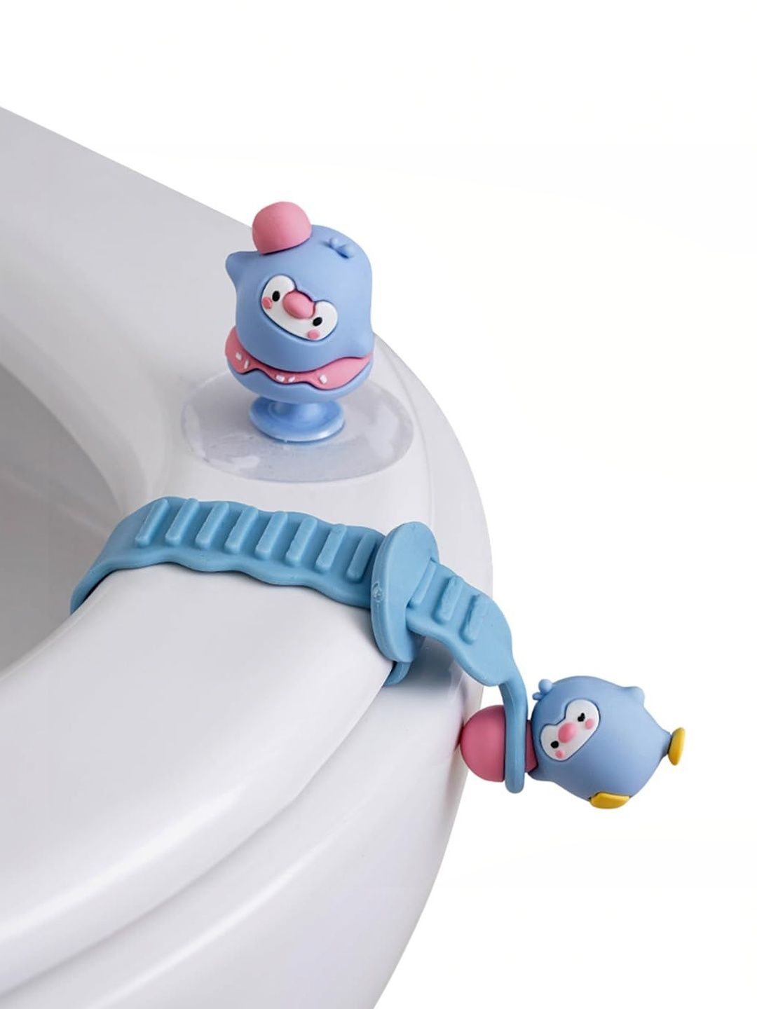 MAYCREATE Blue & Blue 2 piece Solid Plastic Bathroom Accessories-picture-20