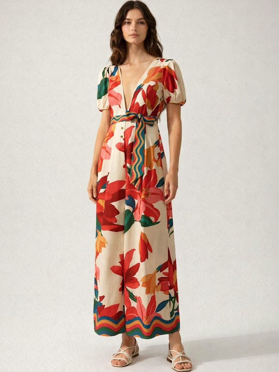 Routes by All About You Printed Culotte Jumpsuit with Embellished-picture-58