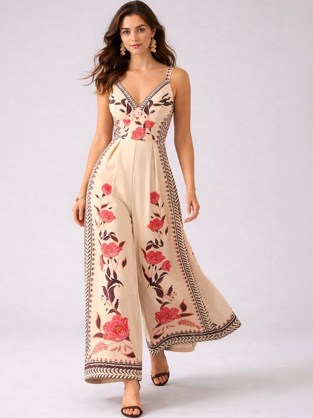 Routes by All About You Printed Culotte Jumpsuit with Embellished-picture-37