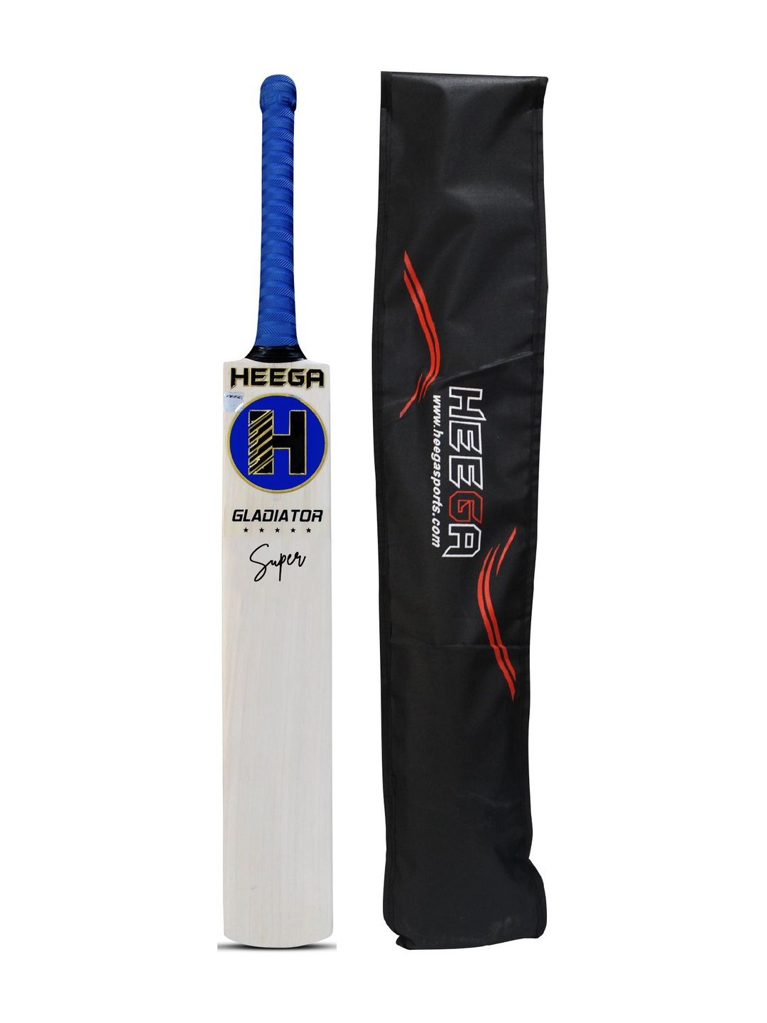 HEEGA Beginner Gladiator Super Kashmir Willow - SH Cricket Bats-image-3