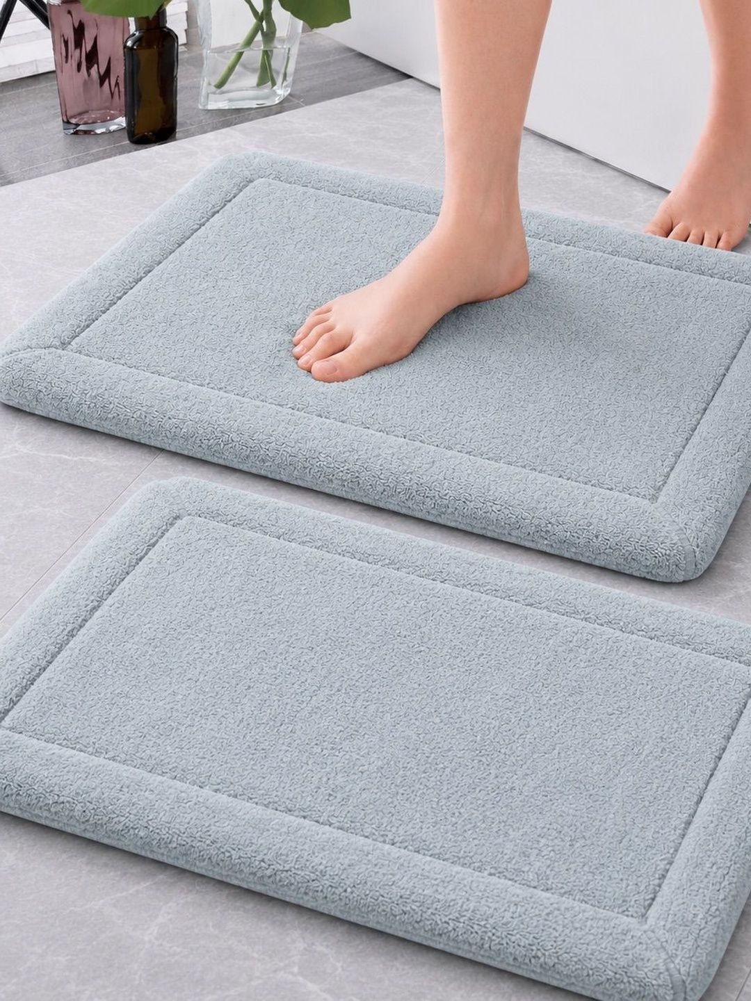 elanorhomes Green Anti-Slip High Absorbent Doormats-picture-31