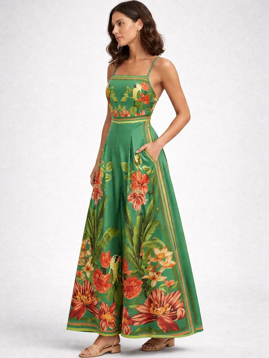 Routes by All About You Printed Culotte Jumpsuit with Embellished-picture-18