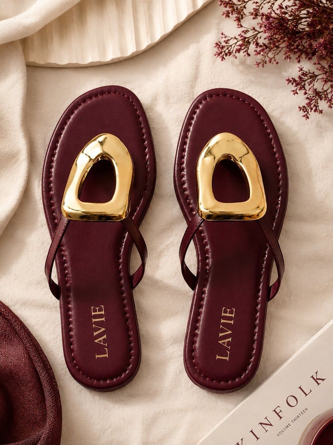 Lavie Women Open Toe Flats-image-47