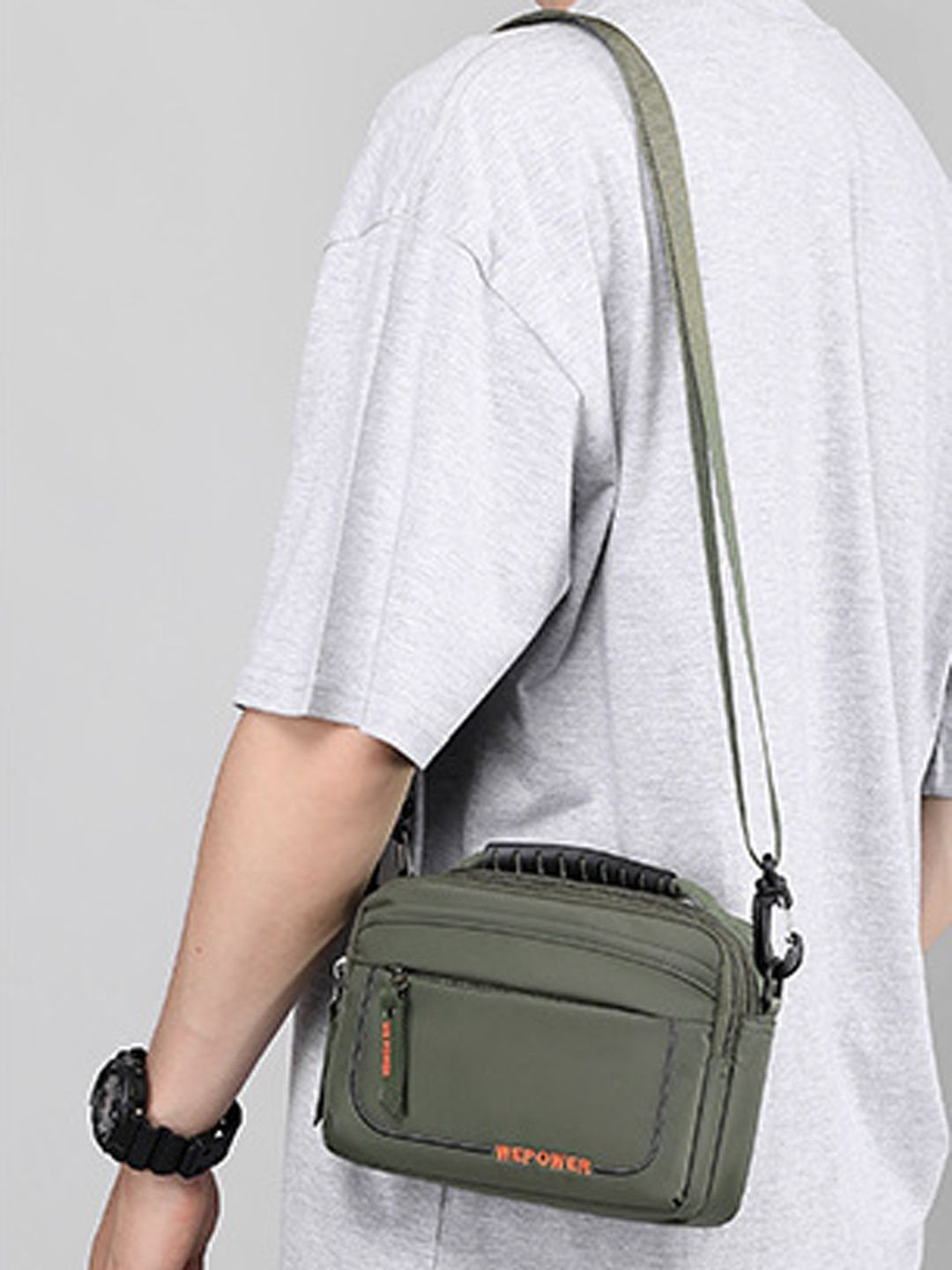 StyleCast Men Textured Structured Hobo Bag-picture-37