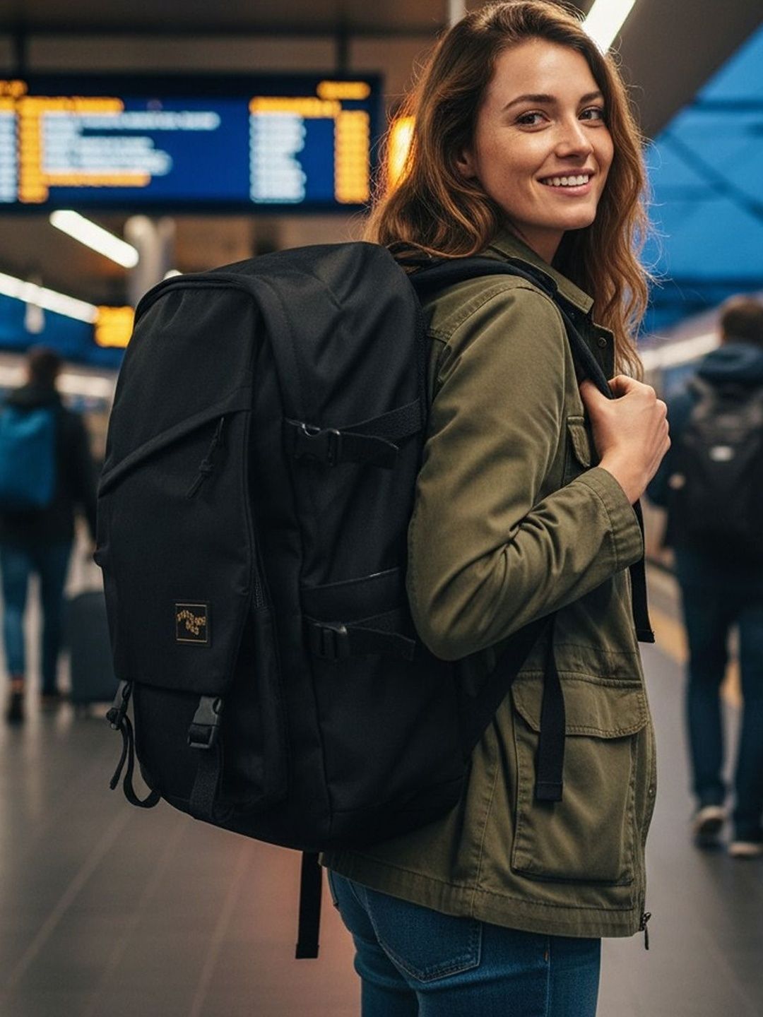 GUKA Women Brand Logo Backpack-image-3