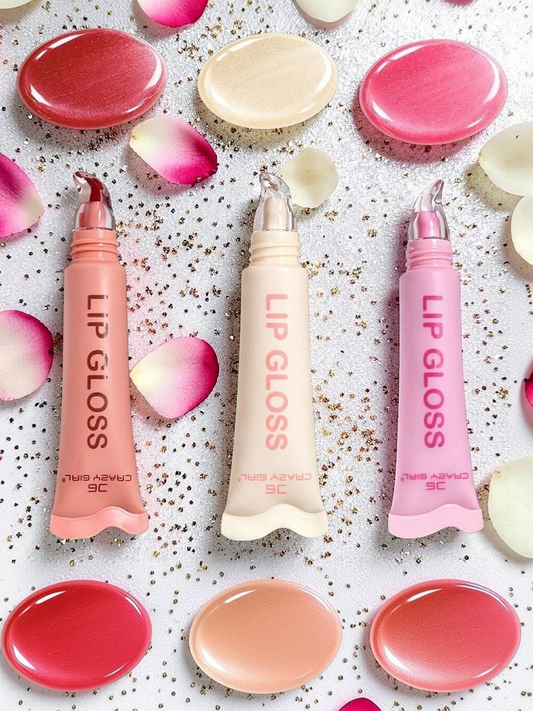 Crazy Girl Set Of 3 Ultra Glossy Lip Balms- 12 g Each-image-46