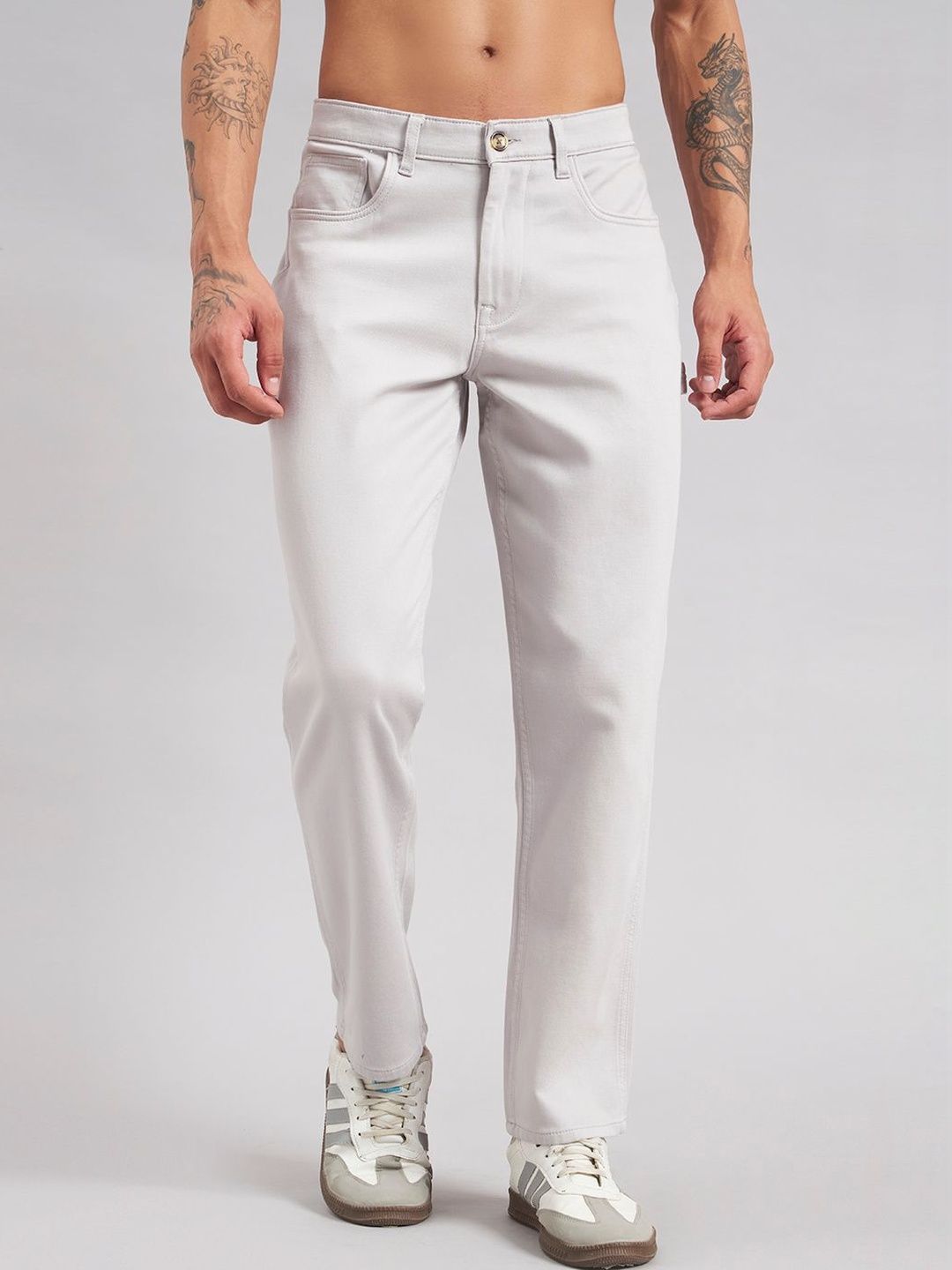 Sand Dunes Men Straight Fit Trousers-picture-20