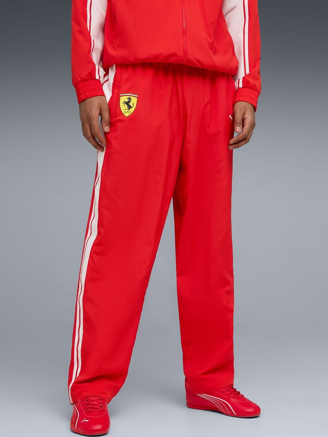 PUMA Motorsport Men Regular Fit Brand Logo Motor Sports Track Pants-picture-48