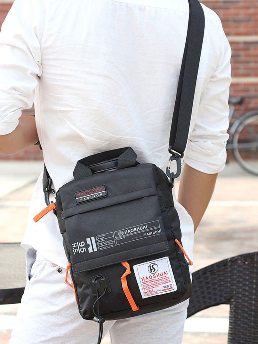StyleCast Men Shopper Handheld Bag With Tasselled-image-2