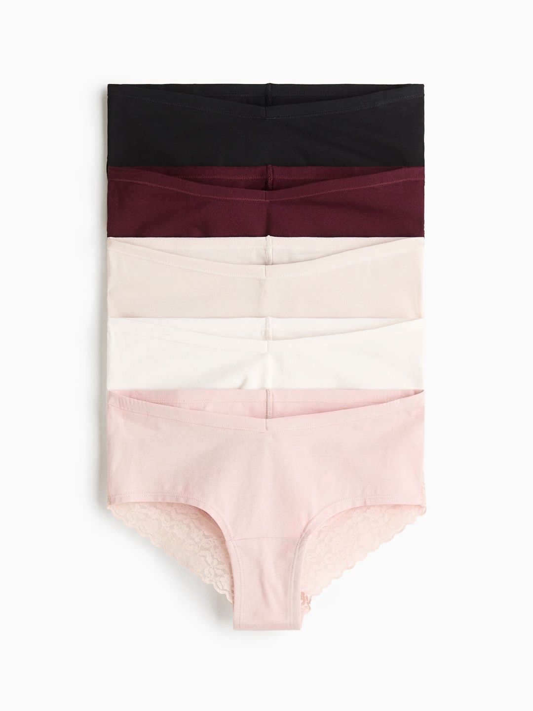 H&M MAMA 5-pack Lace-trimmed Cotton Hipster Briefs-picture-31