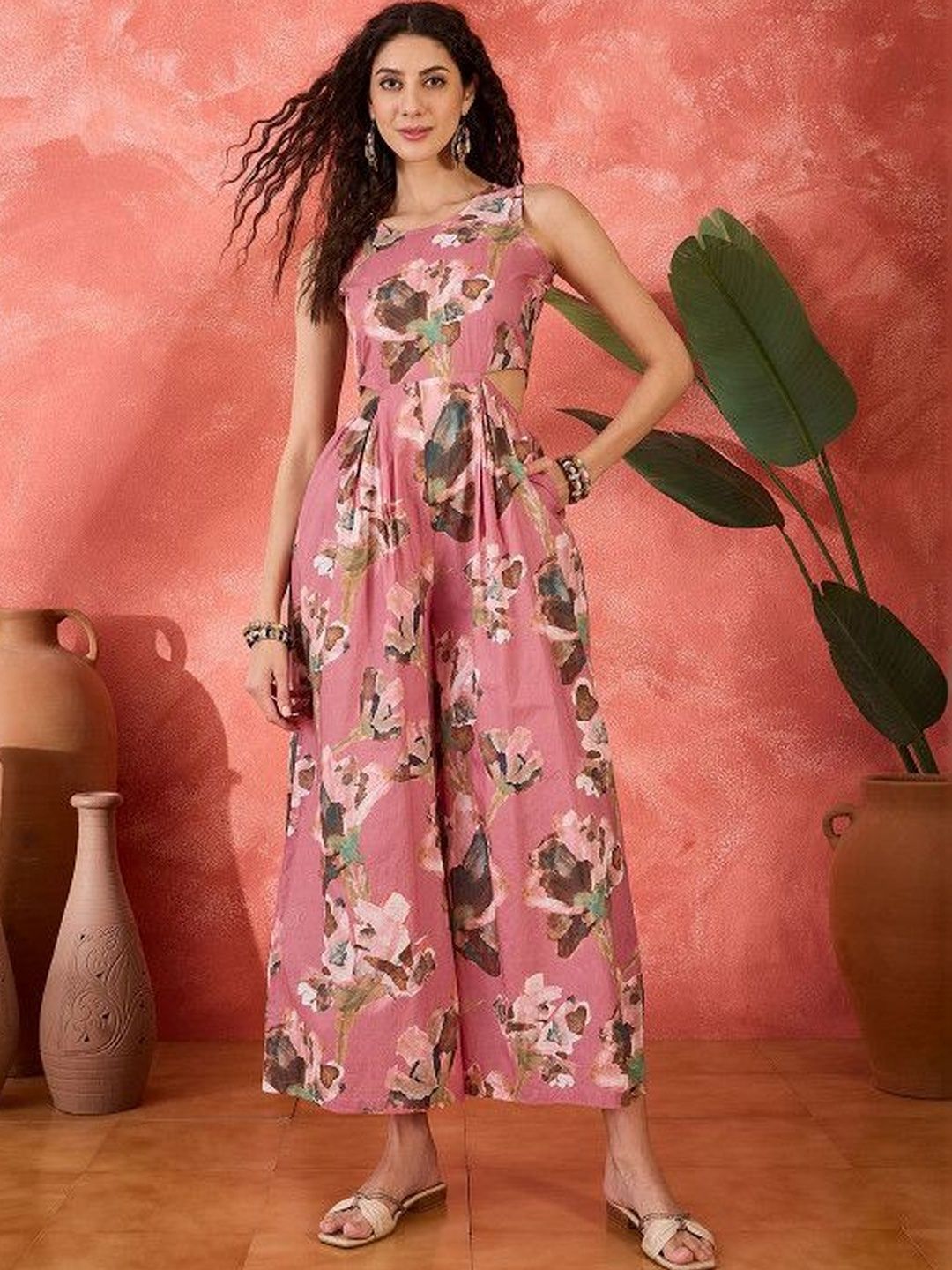 AKS Printed Basic Jumpsuit-image-45