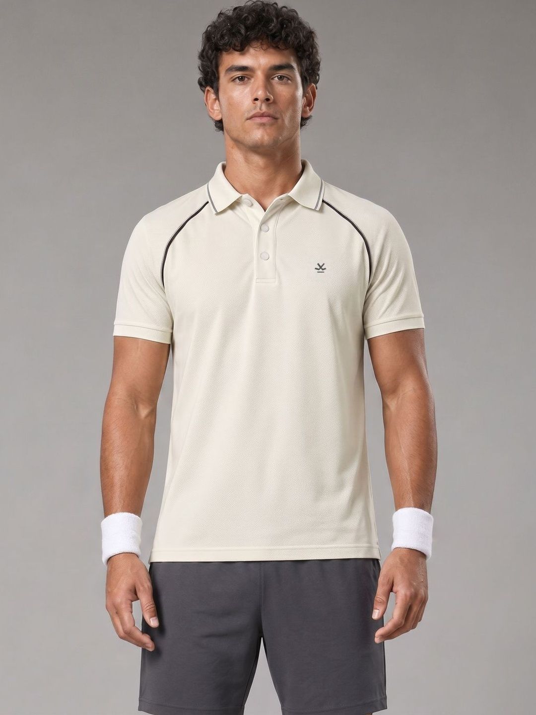 WROGN Men Brand Logo Polo Collar Pockets Slim Fit T-shirt-picture-23