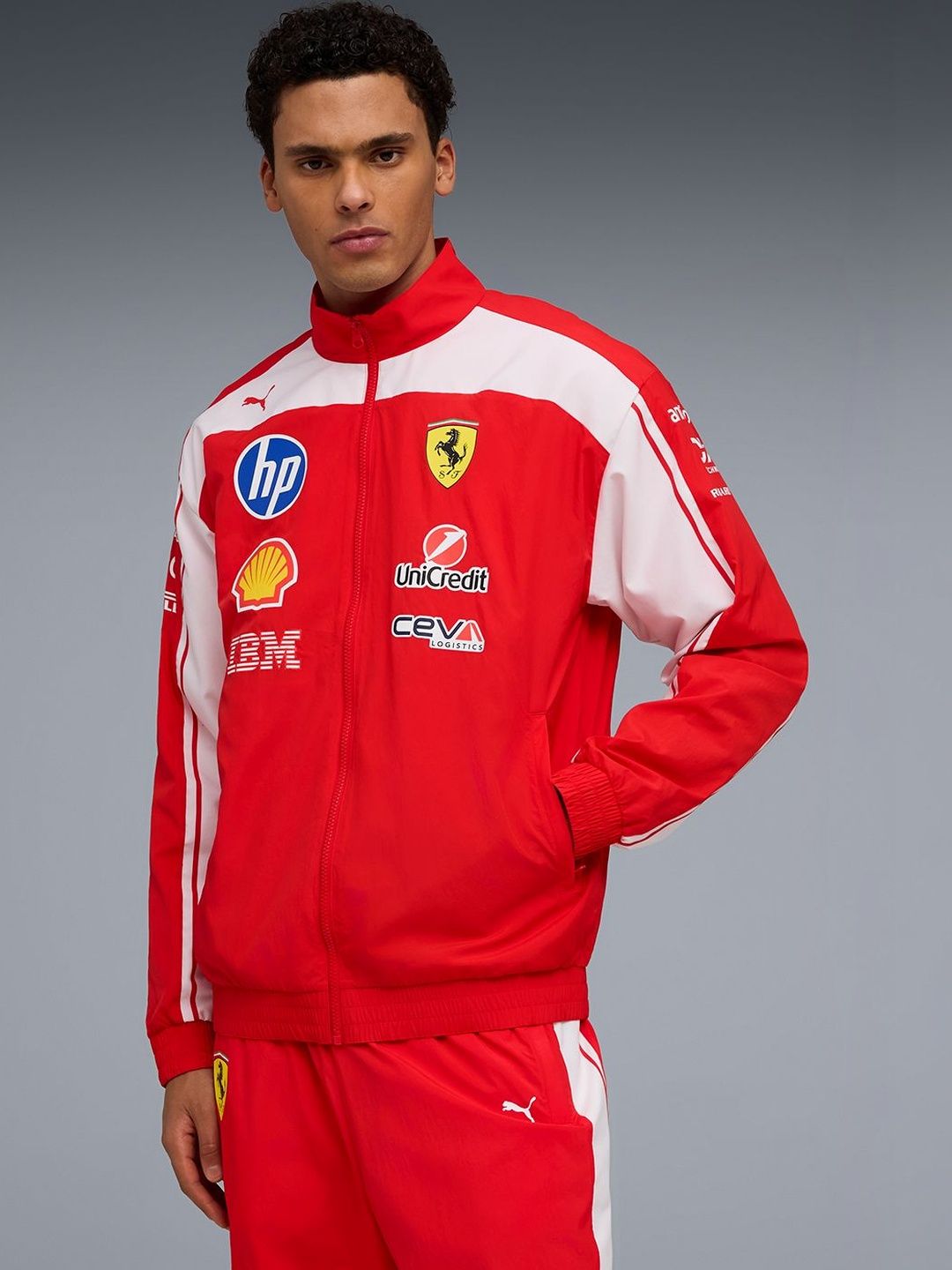 PUMA Motorsport Men Brand Logo Colourblocked Lightweight Sporty Jacket-picture-33