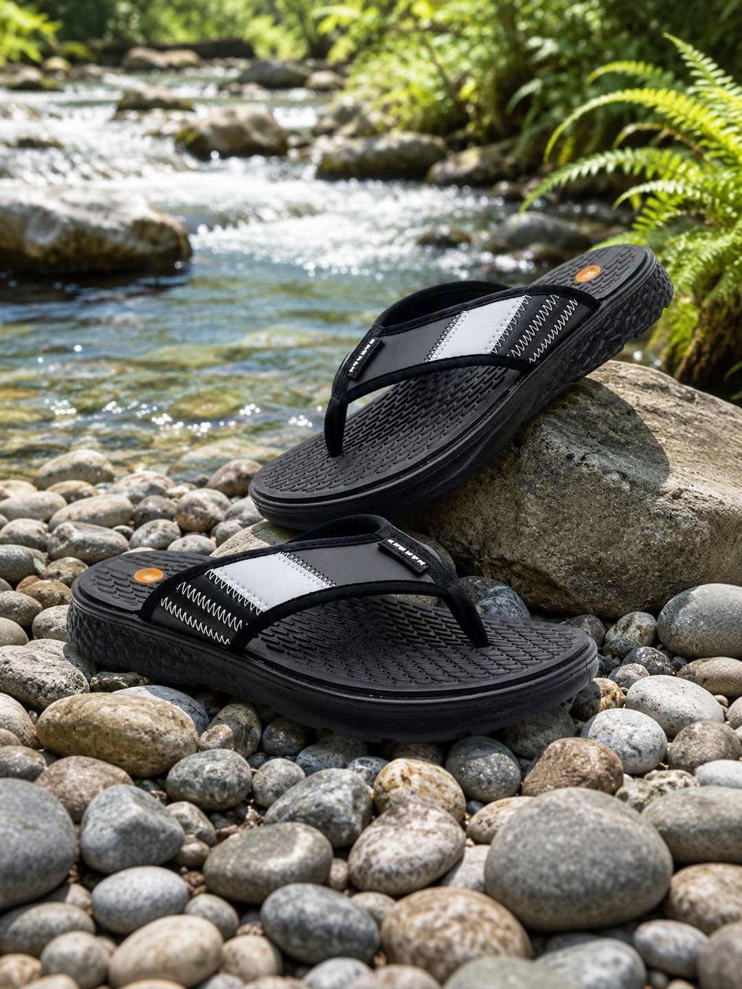 JOOTIYAPA Men Colourblocked Thong Flip-Flops-picture-25