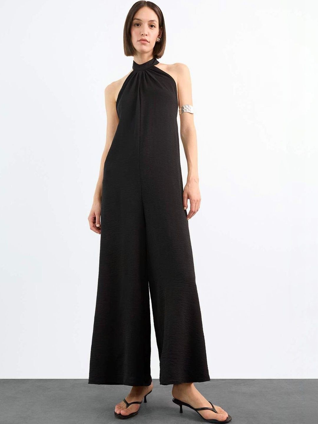 DeFacto Halter Neck Basic Jumpsuit-picture-46