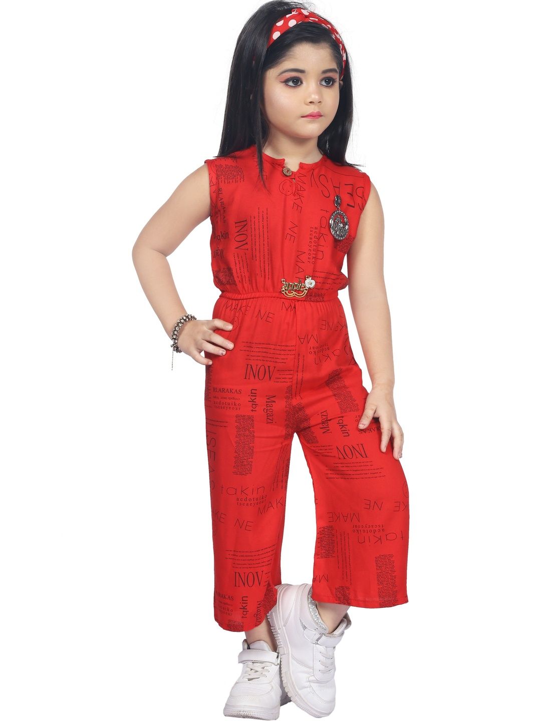 BAESD Girls Printed Basic Jumpsuit with Embellished-picture-32