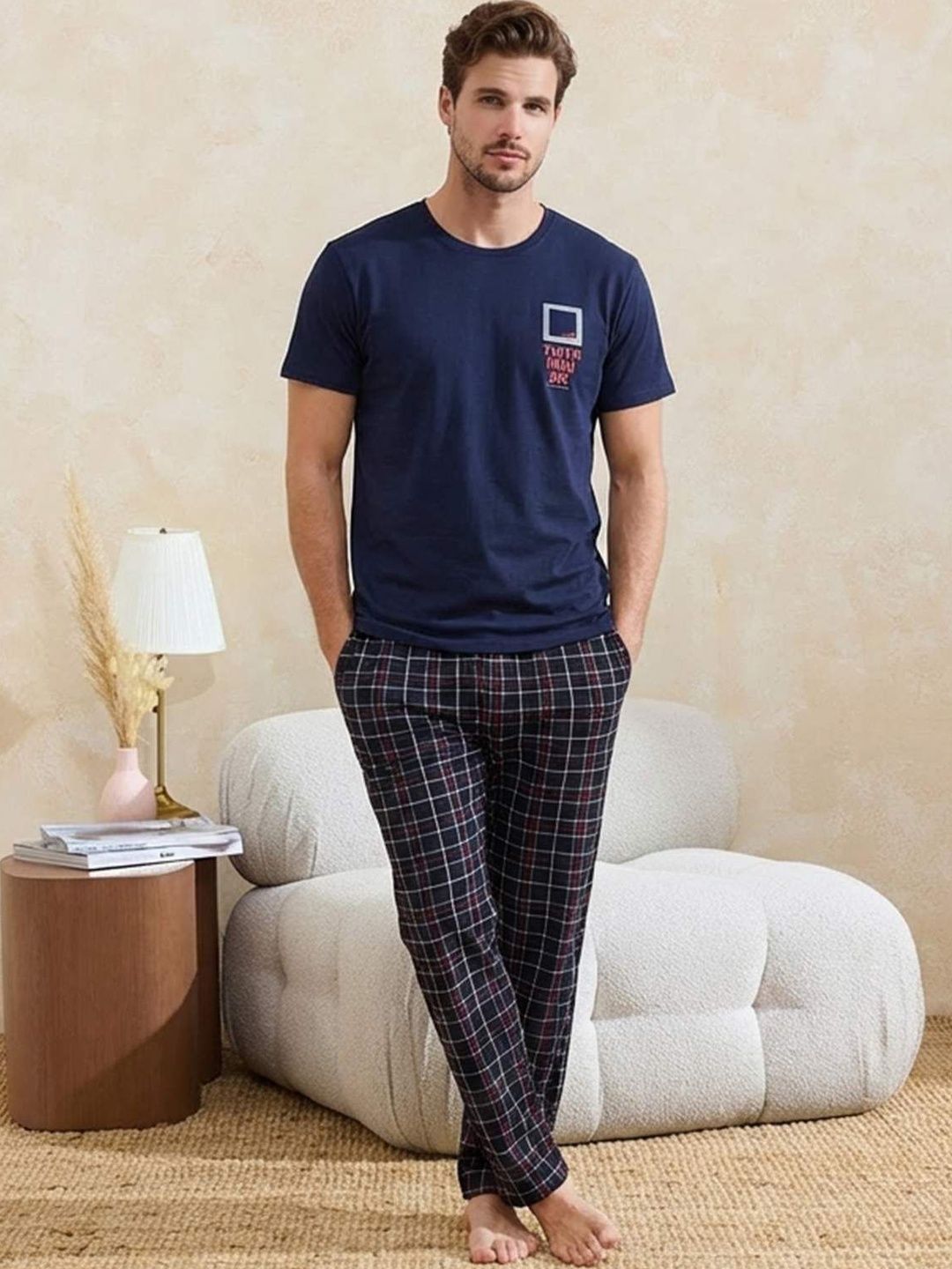 Trendyol Men Printed Night suit-picture-46