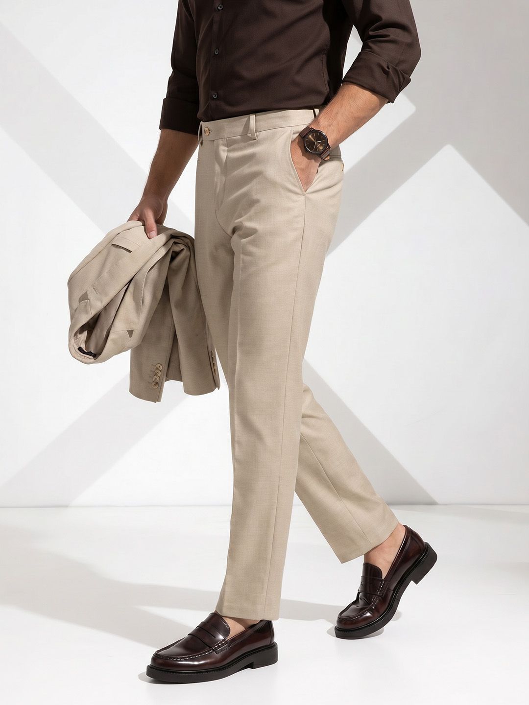 INVICTUS Men Slim Fit Formal Trousers-picture-32
