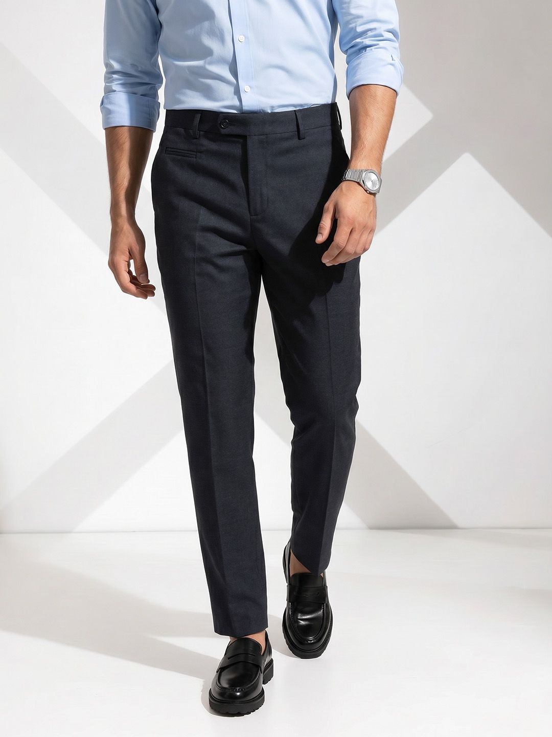 INVICTUS Men Slim Fit Formal Trousers-picture-35