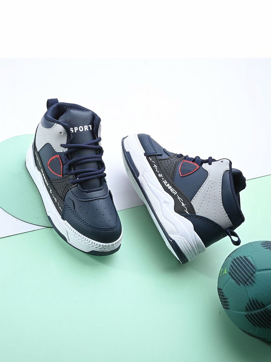 BAESD Boys Colourblocked Sneakers-picture-34
