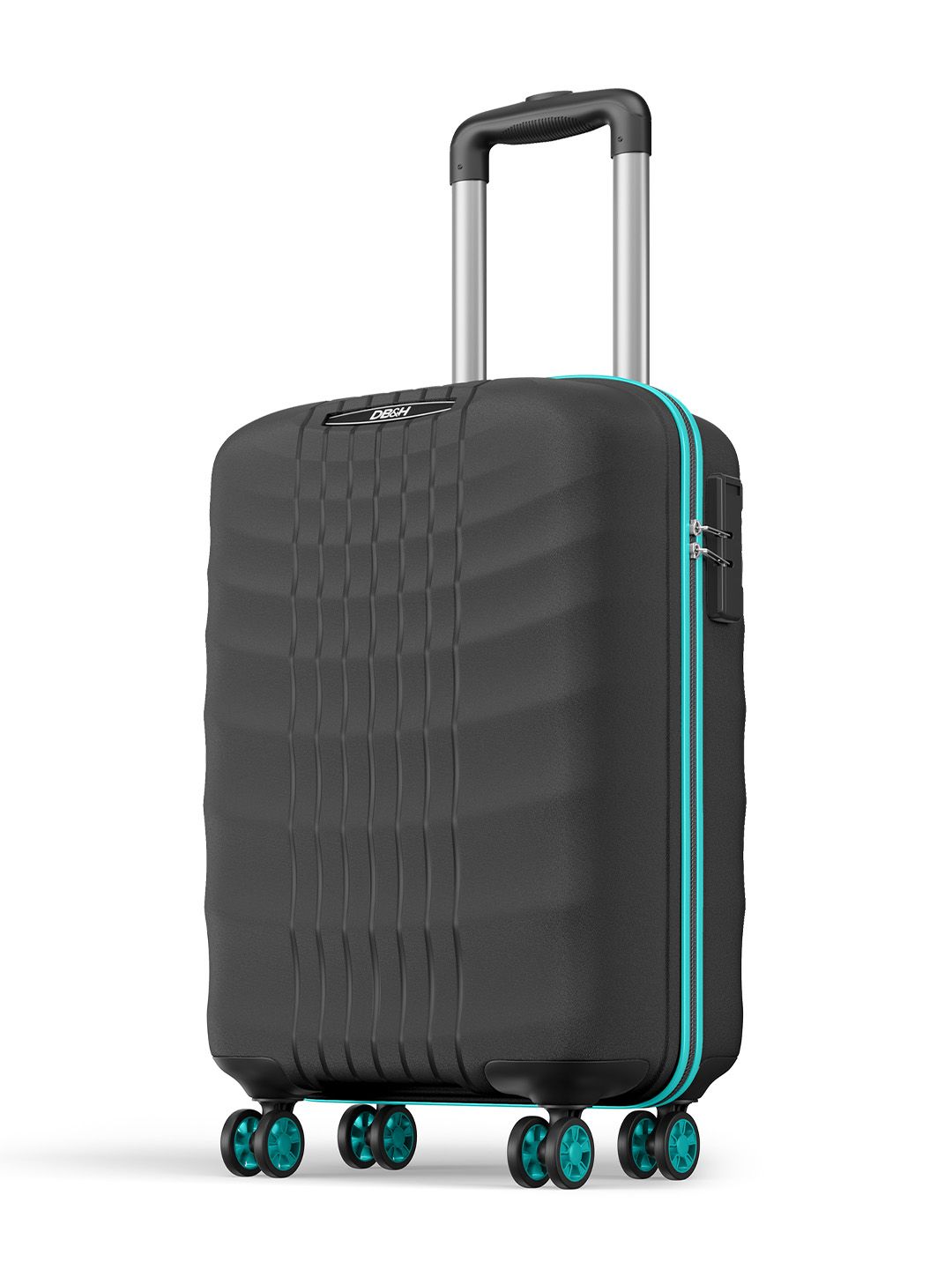DB&H Vion Textured Hard Sided Cabin Suitcase - 44L-picture-23