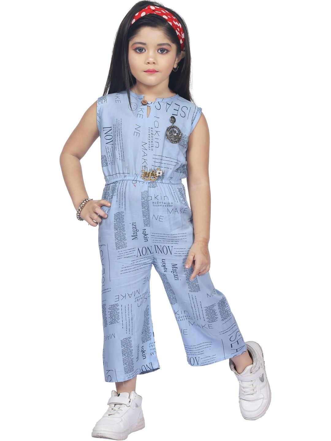 BAESD Girls Printed Basic Jumpsuit with Embellished-picture-29